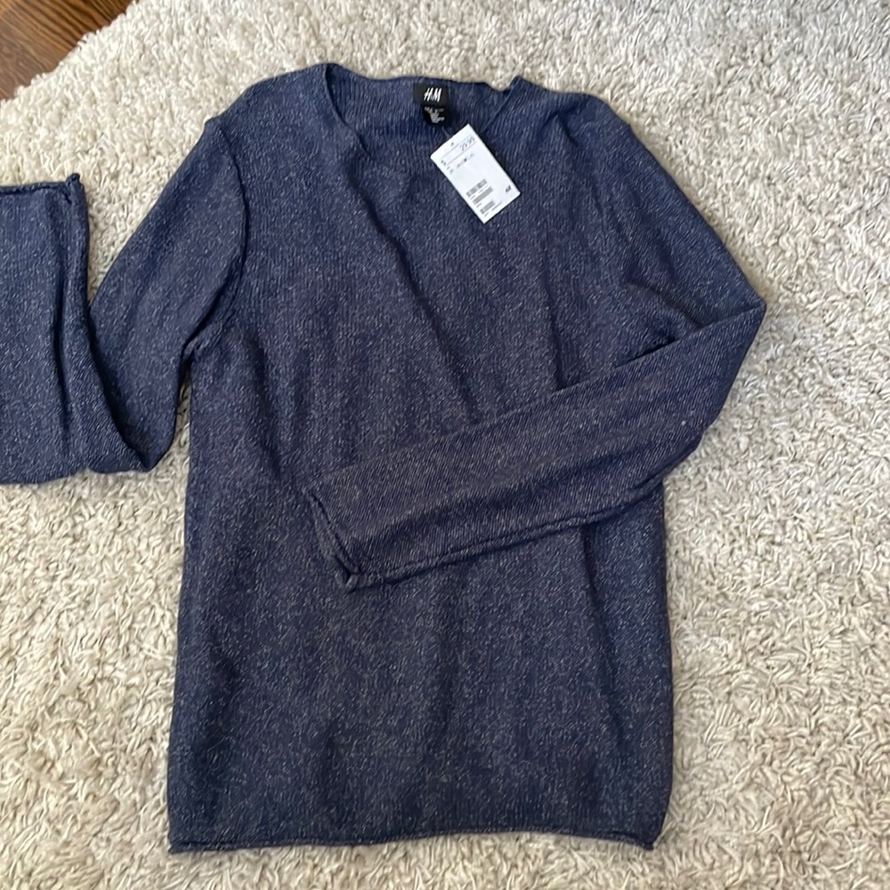 H&M Mens Blue Sweater